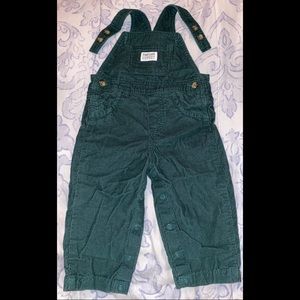 Dino shirt and overalls